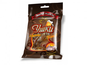 Чипсы из лаваша: Уши свиные с чесноком 