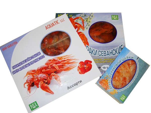 Раки в ассортименте в Петропавловске-Камчатском