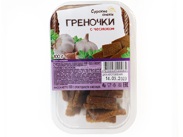Сурские гренки с Чесноком (100 гр) в Петропавловске-Камчатском