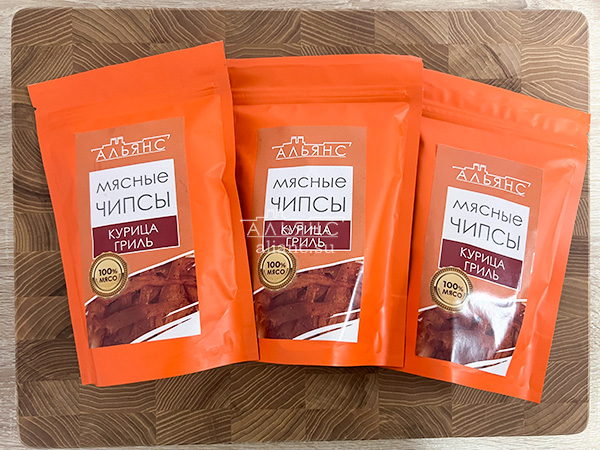 Мясо (АЛЬЯНС) вяленое курица "Гриль" 50 гр. в Петропавловске-Камчатском