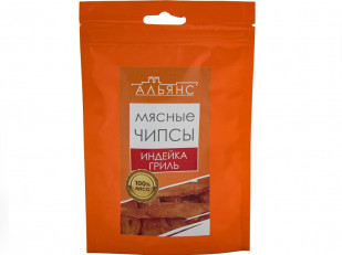 Ресторанные гренки с холодцом и хреном: Мясо (АЛЬЯНС) вяленое индейка 