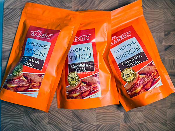 Мясо (АЛЬЯНС) вяленое свинина "Гриль" 50 гр. в Петропавловске-Камчатском