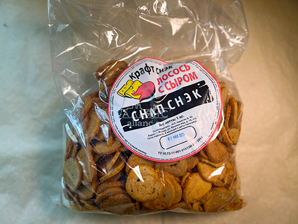 Снапсы ПШЕНИЧНЫЕ "Лосось с сыром" в Петропавловске-Камчатском