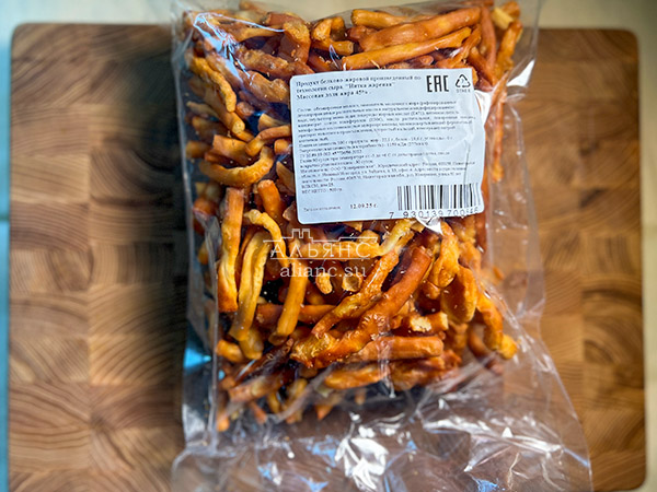 Нитка ЖАРЕНАЯ  Oktobersnack1 кг (сырный продукт) в Петропавловске-Камчатском