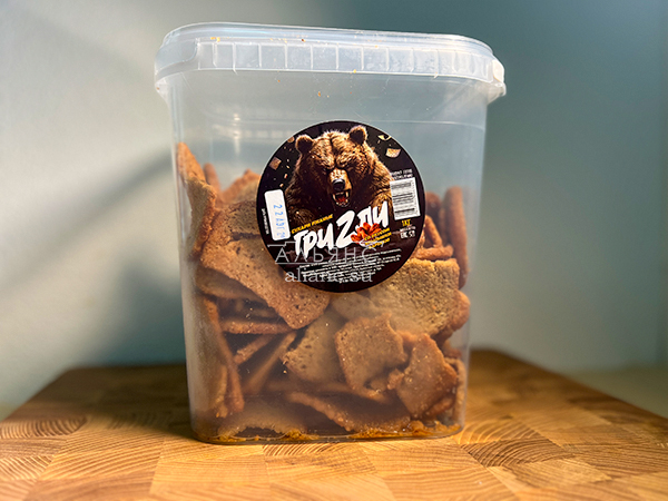 Ведро Ржаные гренки со вкусом Крылышки Барбекю (1 кг) в Петропавловске-Камчатском