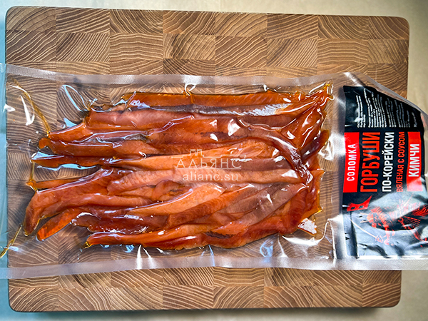 Горбуша соломка по-корейски в Петропавловске-Камчатском