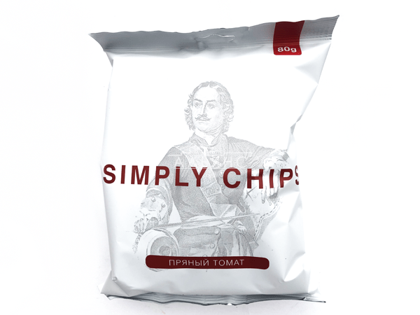 Картофельные чипсы "Simple chips" Пряный томат 80 гр. в Петропавловске-Камчатском